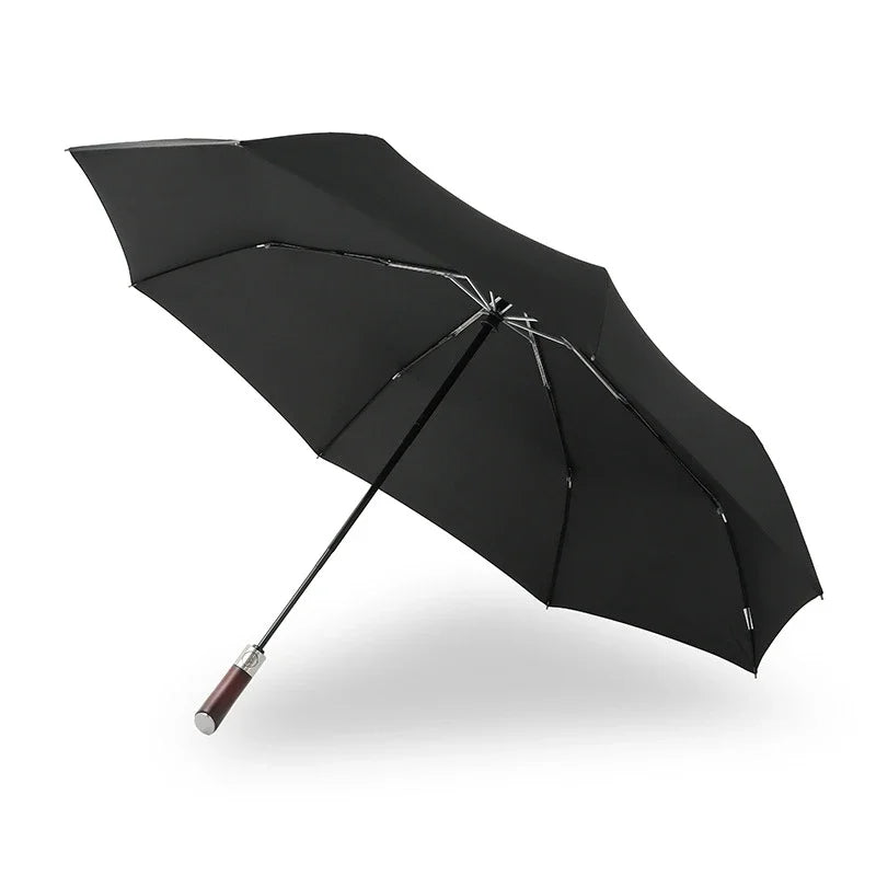 The Brelly Classic — Wooden Handle Umbrella